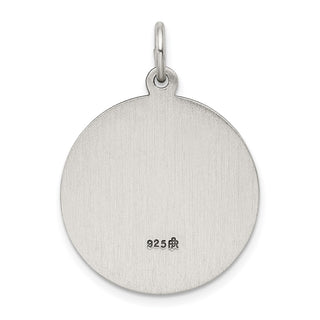 Sterling Silver Saint Florian Medal Pendant