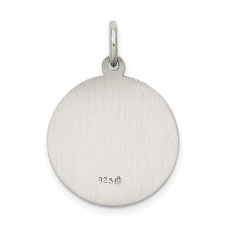 Sterling Silver Confirmation Medal Charm QC467