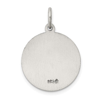 Sterling Silver St. Jude Thaddeus Medal Pendant QC470