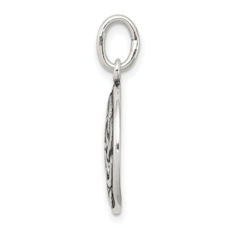 Sterling Silver Antiqued Celtic Knot Charm QC4715