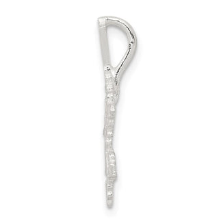 Sterling Silver Diamond-Cut Snowflake Pendant