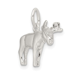 Sterling Silver Moose Charm QC4894