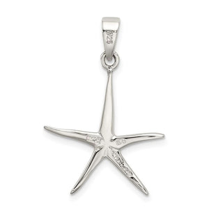 Sterling Silver Starfish Pendant QC4912