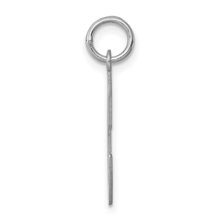 Sterling Silver Rhodium-plated Large Script Initial C Charm