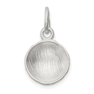 Sterling Silver Diamond-Cut Soccer Ball Charm
