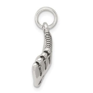 Sterling Silver Baseball Glove w/Simulated Pearl Charm