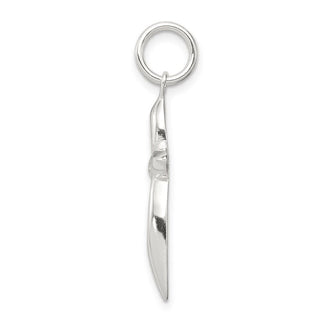 Sterling Silver Passion Cross Charm QC5238