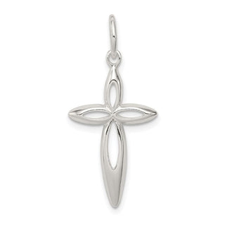 Sterling Silver Passion Cross Charm QC5238