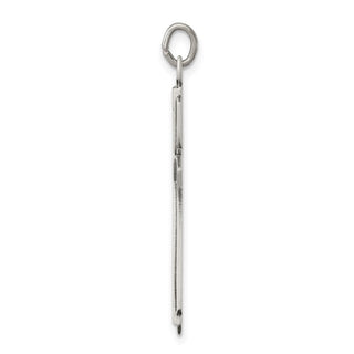 925 Sterling Silver Satin Cross Pendant