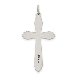 925 Sterling Silver Satin Cross Pendant