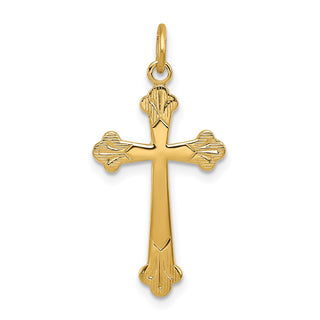 Sterling Silver w/ Gold-Plating Cross Charm