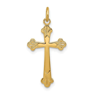 Sterling Silver w/ Gold-Plating Cross Charm