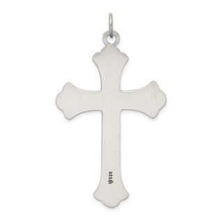 925 Sterling Silver Antiqued Cross Pendant QC5260
