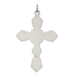 925 Sterling Silver Antiqued Cross Pendant QC5261