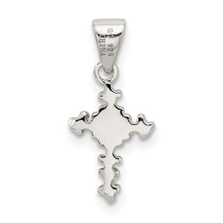 Sterling Silver CZ Cross Pendant QC5264