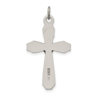 925 Sterling Silver Antiqued Inri Crucifix Pendant QC5437