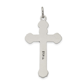 925 Sterling Silver Antiqued Inri Crucifix Pendant QC5439