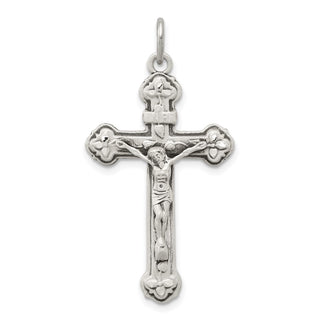 925 Sterling Silver Antiqued Inri Crucifix Pendant QC5439