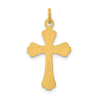 Sterling Silver & Gold-plated Cross Charm