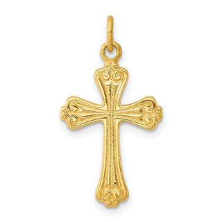 Sterling Silver & Gold-plated Cross Charm