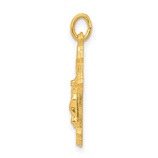 Sterling Silver & Gold-plated INRI Crucifix Charm