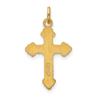Sterling Silver & Gold-plated INRI Crucifix Charm