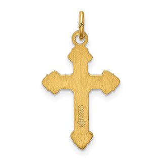 Sterling Silver & Gold-plated INRI Crucifix Charm