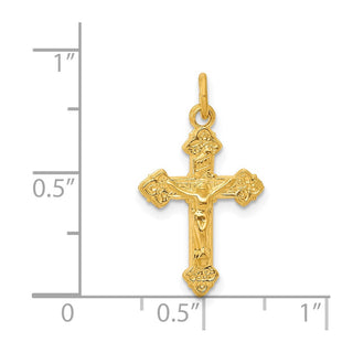 Sterling Silver & Gold-plated INRI Crucifix Charm