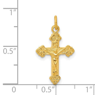 Sterling Silver & Gold-plated INRI Crucifix Charm