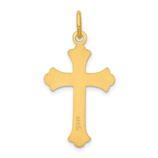 Gold Plated 925 Sterling Silver Cross Pendant