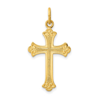 Gold Plated 925 Sterling Silver Cross Pendant