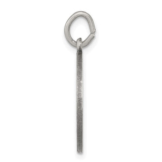 Sterling Silver Antiqued Holy Trinity Medal Pendant