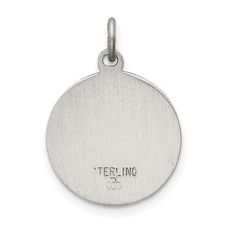 Sterling Silver Antiqued Infant of Prague Medal Pendant QC5492