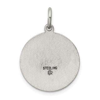 Sterling Silver Antiqued Ecce Homo Medal Pendant QC5493