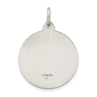 Sterling Silver Antiqued Ecce Homo Medal Pendant QC5495