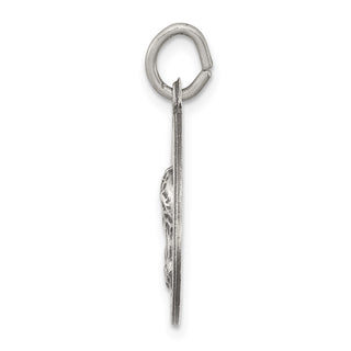Sterling Silver Jesus Have Mercy Medal Pendant
