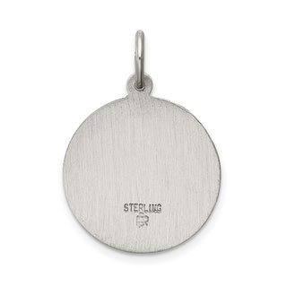 Sterling Silver Jesus Have Mercy Medal Pendant