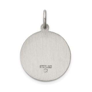 Sterling Silver Jesus Have Mercy Medal Pendant