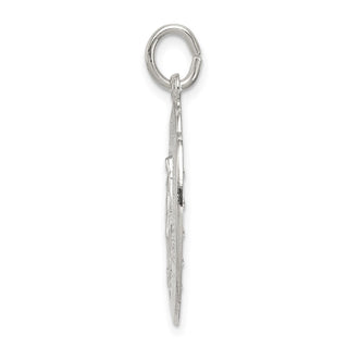 Sterling Silver Miraculous Medal Pendant QC5506