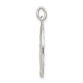 Sterling Silver Miraculous Medal Pendant QC5514