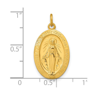 Sterling Silver & Gold-plated Miraculous Medal Charm
