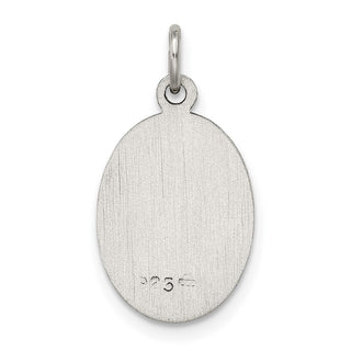 Sterling Silver Our Lady of Guadalupe Medal Pendant QC5568