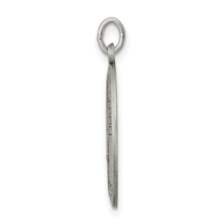Sterling Silver Antiqued Our Lady of Mt.Carmel Medal Pendant