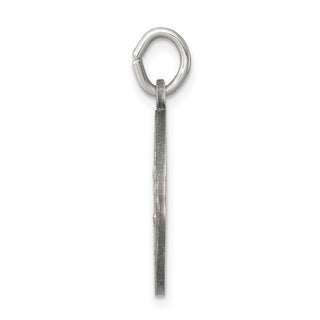 Sterling Silver Antiqued Our Lady of Fatima Medal Pendant