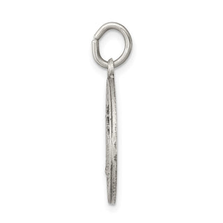 Sterling Silver Antiqued Our Lady of Loreto Medal Pendant
