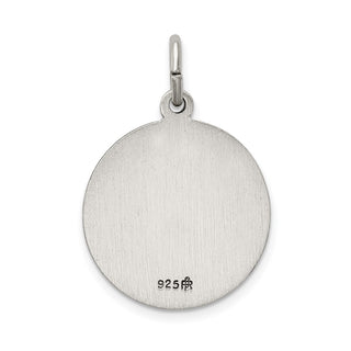 Sterling Silver Caridad del Cobre Medal Pendant