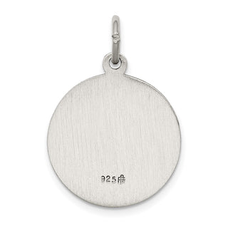 Sterling Silver Antiqued San Juan Los Lagos Medal Pendant