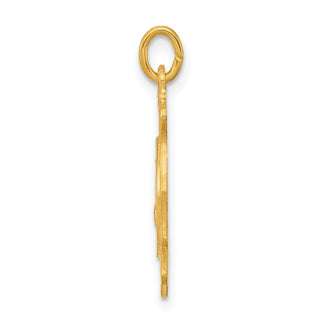 Gold-plated Sterling Silver Saint Florian Firemans Badge Medal Pendant