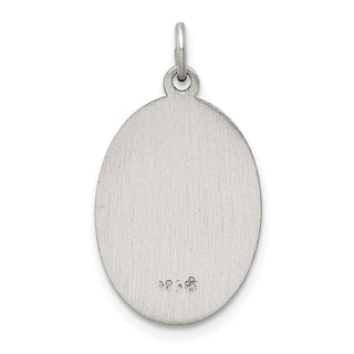 Sterling Silver Antiqued Saint Jude Thaddeus Medal Pendant QC5692
