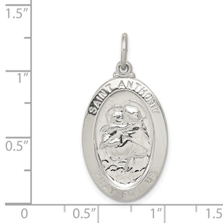 Sterling Silver Saint Anthony Medal Pendant